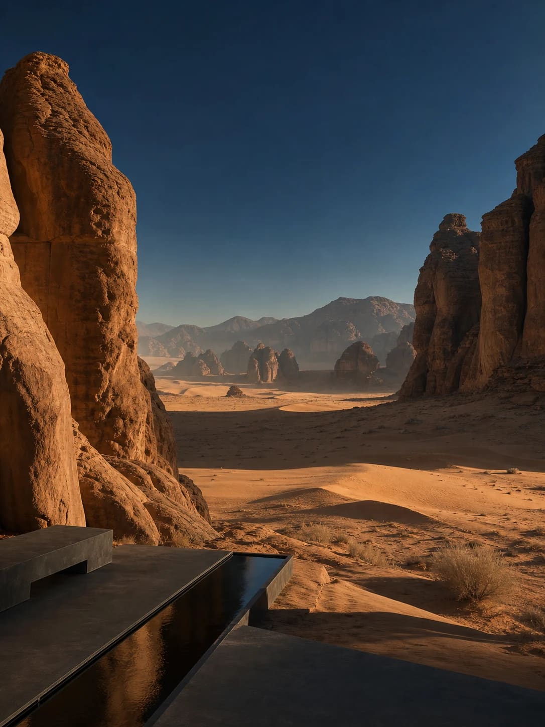 Desert Concrete Court — SILIZIUM Dream Location