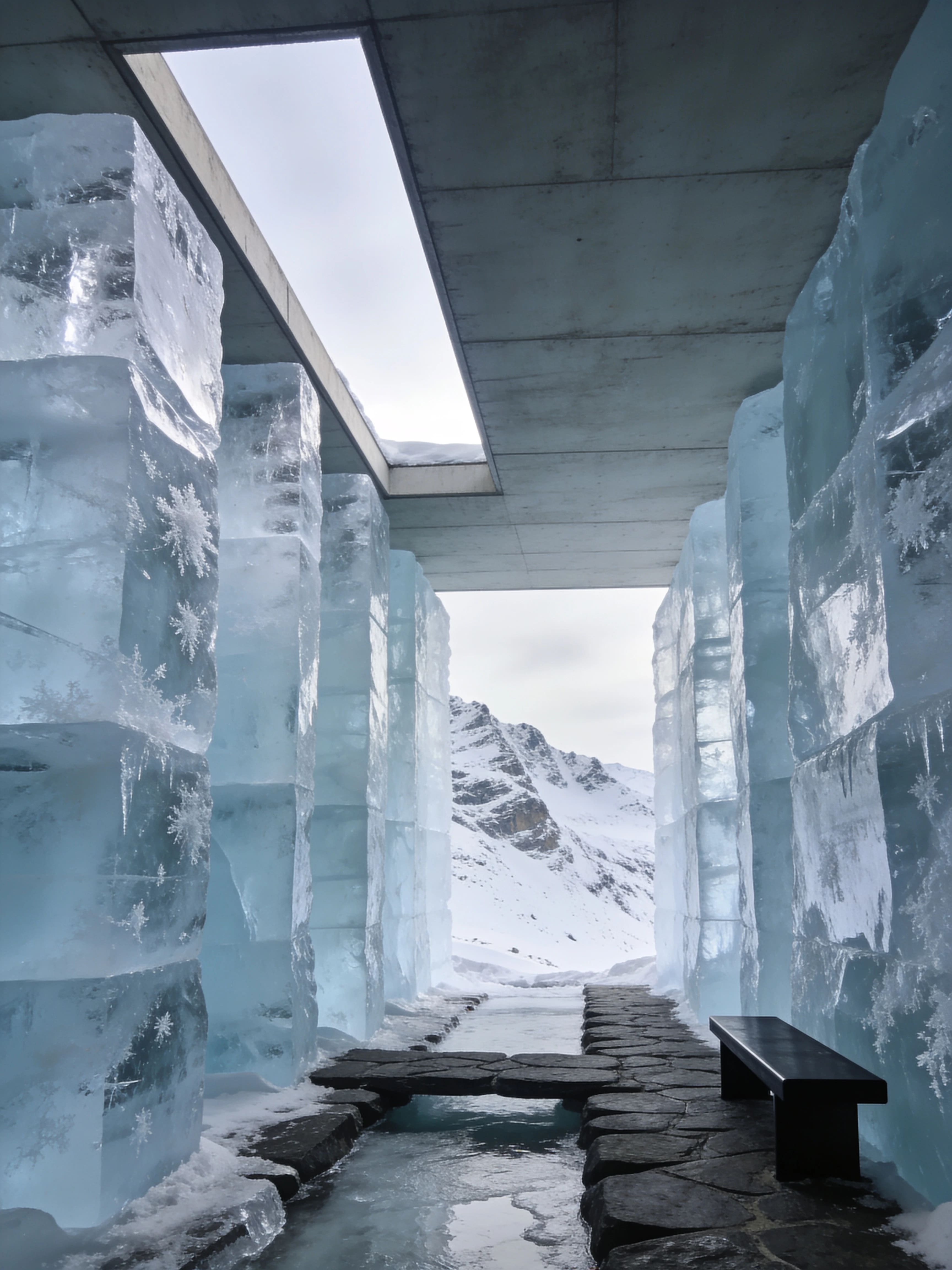 Glacial Ice Passage — SILIZIUM Dream Location