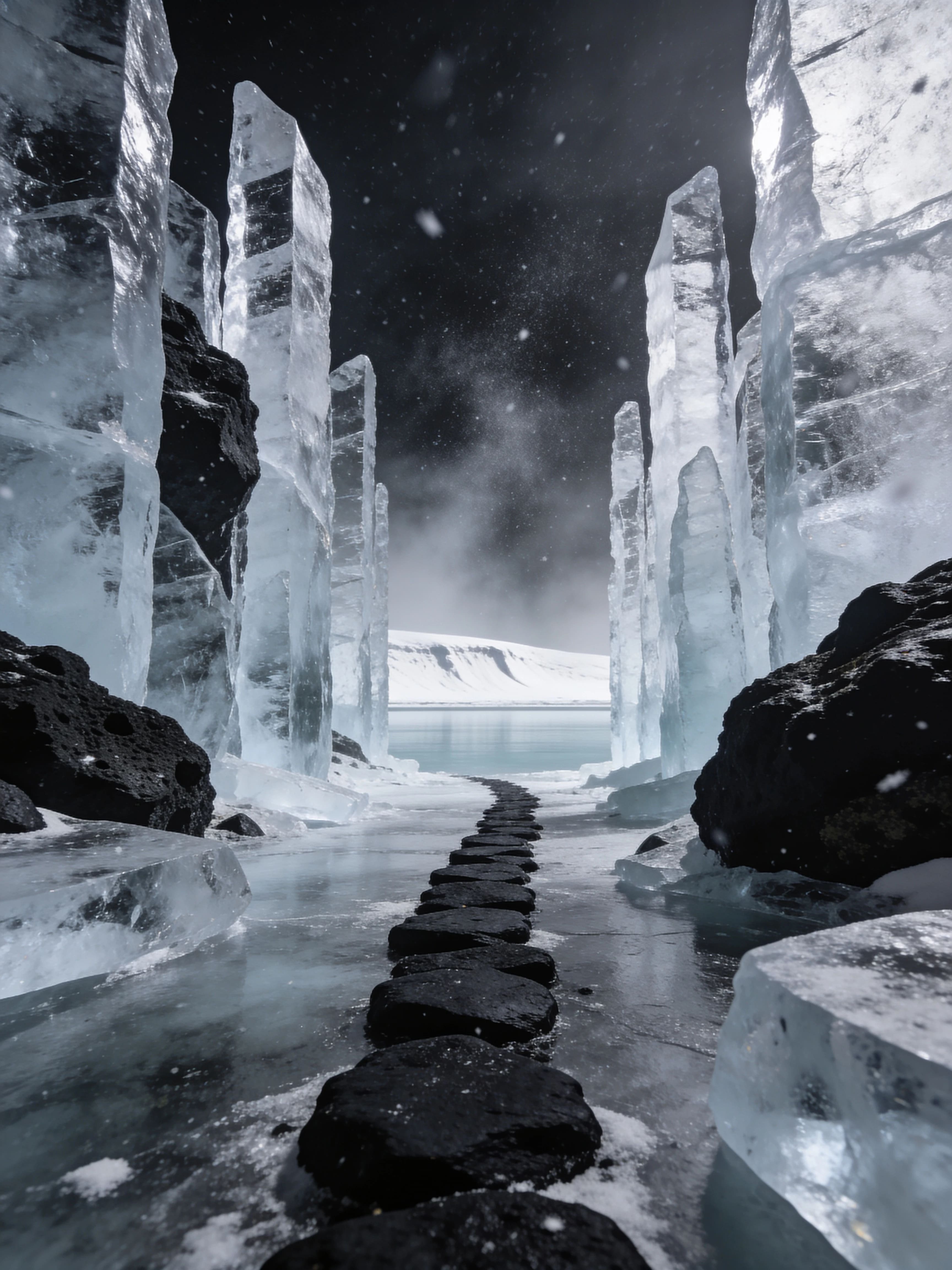 Arctic Glass Formation — SILIZIUM Dream Location
